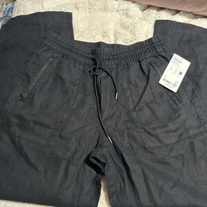 Athleta retreat linen wide leg pant nwt